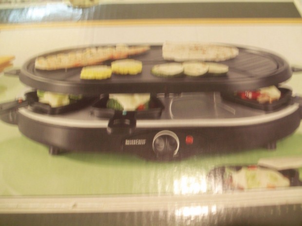 Raclette Grill -pirt (j, dobozban, 8 szemlyes, nmet)