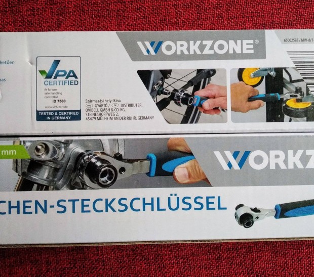 Racsnis cskulcs kszlet Workzone j 8 Az 1 Ben