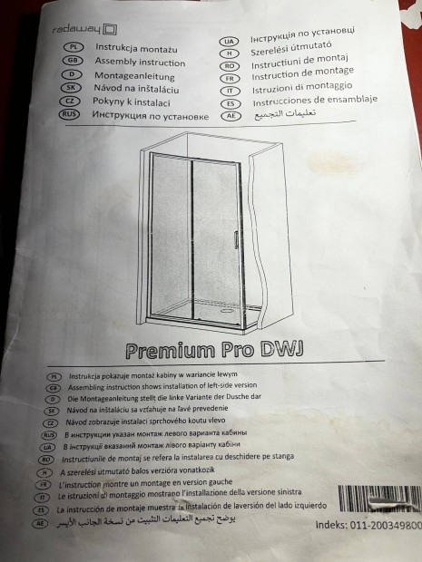 Radaway Premium új zuhanyajtó eladó