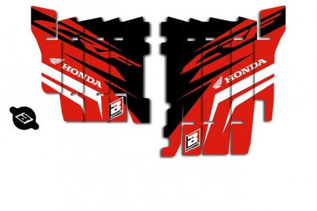 Radiátor redőny matrica készlet Blackbird CRF 450 2017-2020