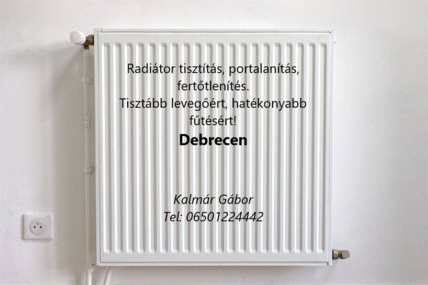 Radiátor tisztítás, Debrecen