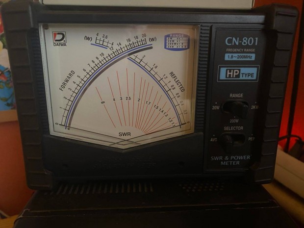 Rdiamatr SWR mr Daiwa CN-801 1,8-200MHz 2kW