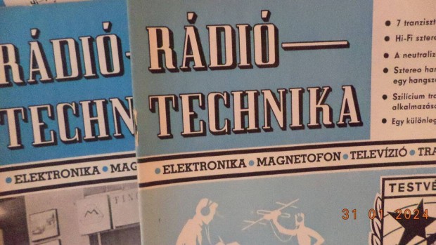 Rditechnika magazin 1963 - 1995 / 275 db