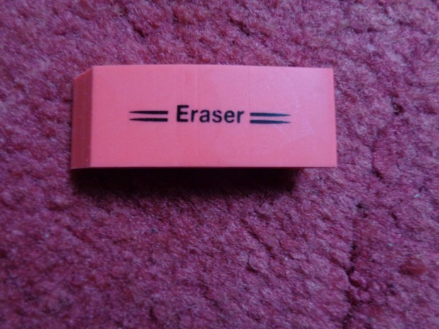 Radír: Rózsaszín eraser radír