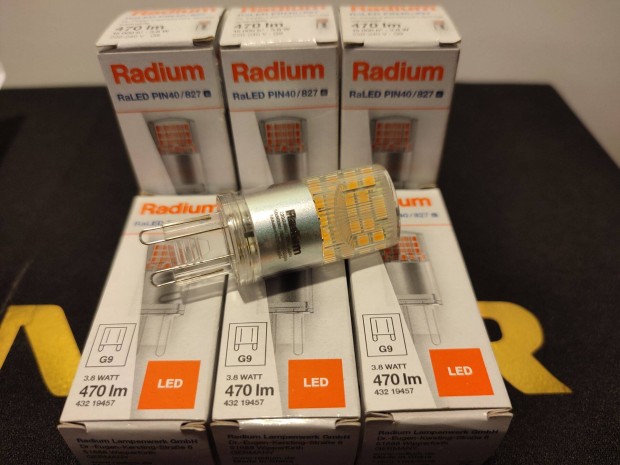 Radium LED izz g G9 foglalat 3,8W = 40W 0km-es