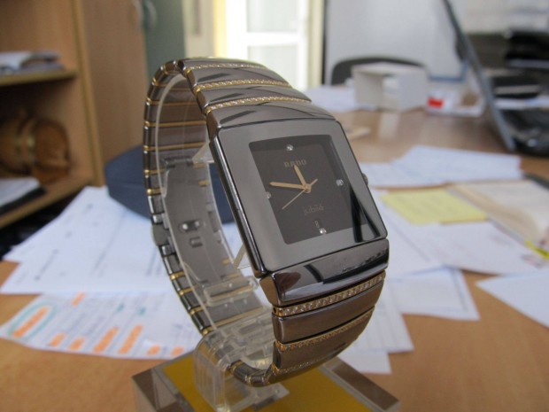 Rado Diastar Jubil Keramic, Gold, Diamond