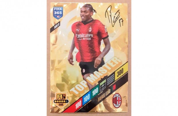 Rafael Leao AC Milan Rare Top Master focis krtya Panini FIFA 2024