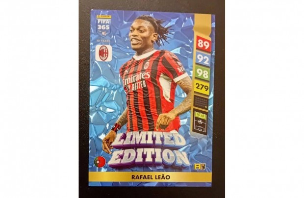 Rafael Leao AC Milan XXL Limited Edition focis kártya Panini FIFA 2025