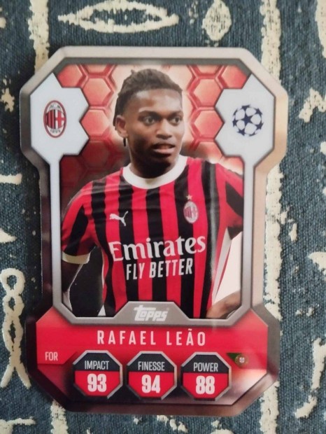 Rafael Leao (Milan) Shield Pajzs Bajnokok Ligja 2024/25 krtya