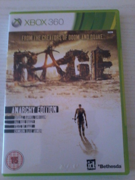 Rage Xbox 360 jtk elad.(nem postzom)