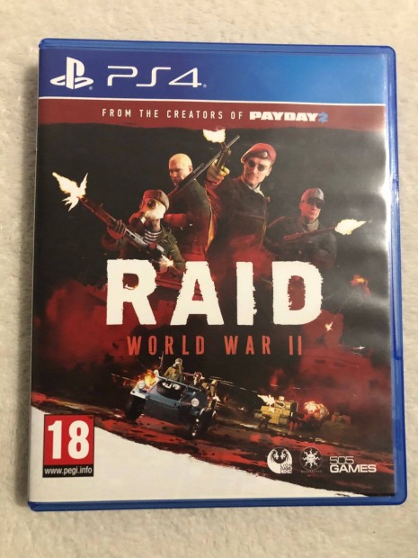 Raid World war II 2 ps4 Playstation 4 jtk