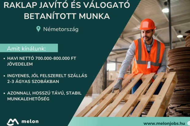 Raklap jav�t� �s v�logat� betan�tott munka