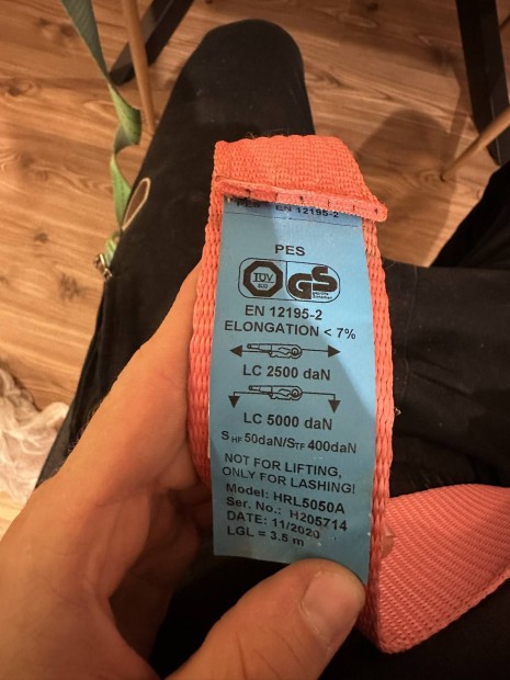 Rakományrögzítő Spanifer  5T több fajta