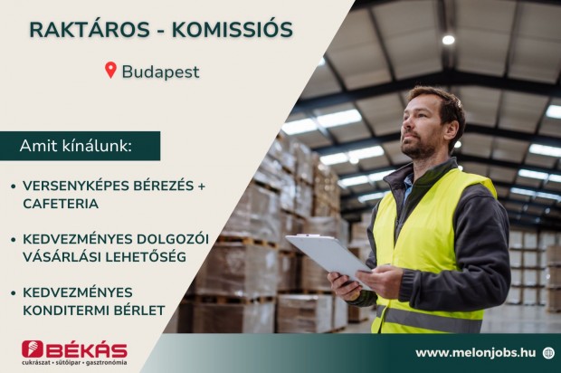 Raktáros - komissiós