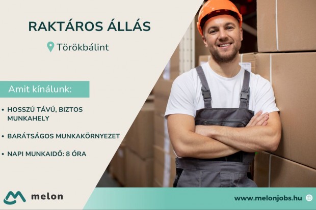 Raktáros álláslehetőség