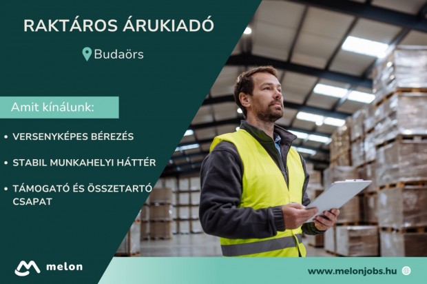 Raktáros árukiadó