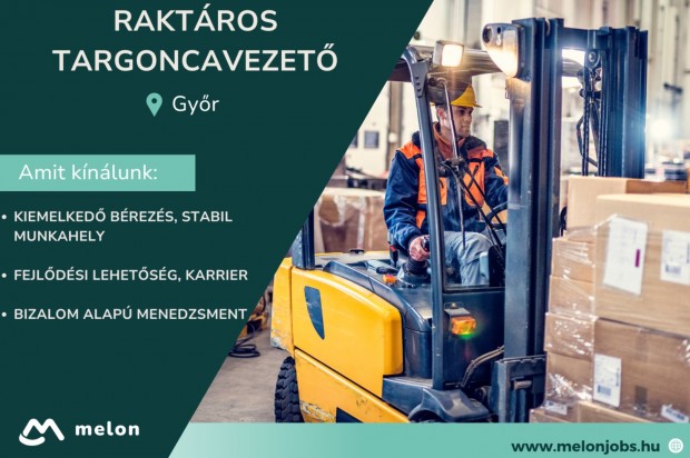 Raktáros targoncavezető