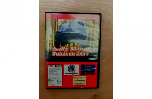 Rally mnia Buksok 2004 DVD, jszer