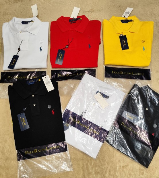 Ralph Lauren XL méretek (Teljesen új, eredeti galléros pólók)