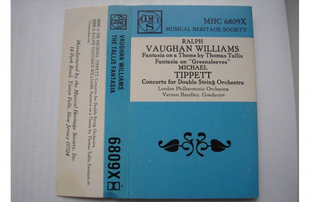 Ralph Vaughan Williams - Zenei rksg Trsasg , gyri