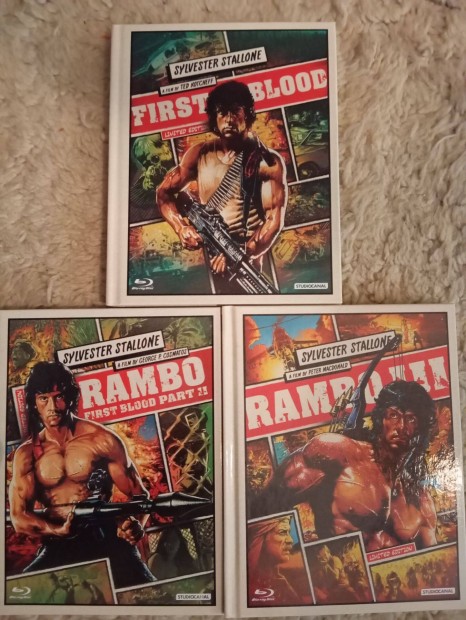 Rambo 1-3. Blu-Ray Digibook