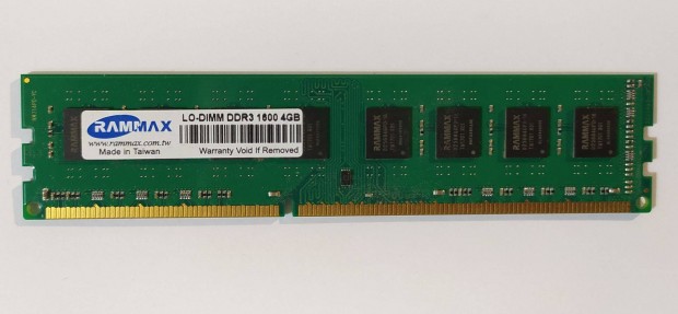 Rammax 4GB DDR3 1600MHz memria