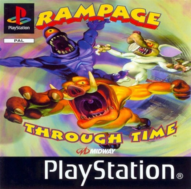 Rampage Through Time, Mint eredeti Playstation 1 jtk