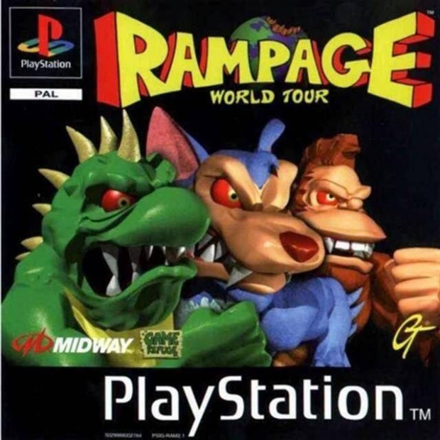 Rampage World Tour, Boxed PS1 jtk