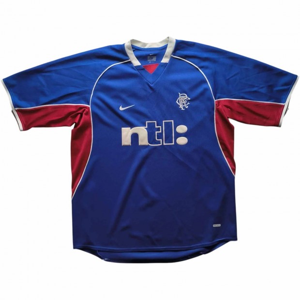 Rangers 2001-02 Nike hazai foci mez L-es