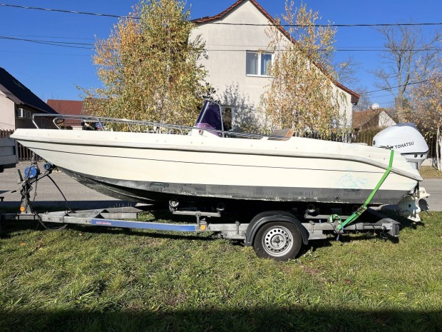 Ranieri Shadow 500 Magyar Hajleveles Open motorcsnak Tohatsu 40LE 