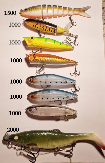 Rapala Berkley wobblerek gumihalak eladk gyjtemnybl