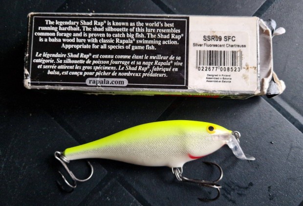 Rapala Shallow Shad Rap SSR09 SFC ujszer