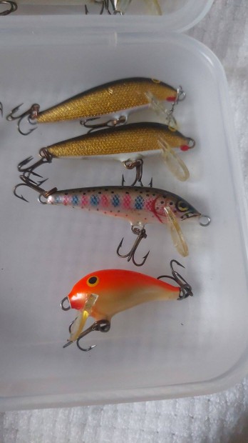 Rapala finn wobblerek műcsalik Mann's 8db domolykó sügér süllő