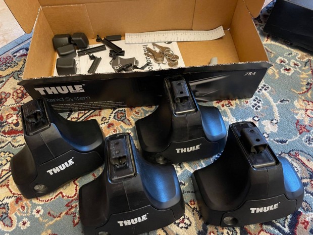 Rapid System 754 fekete tetőtartó talp készlet (Thule)