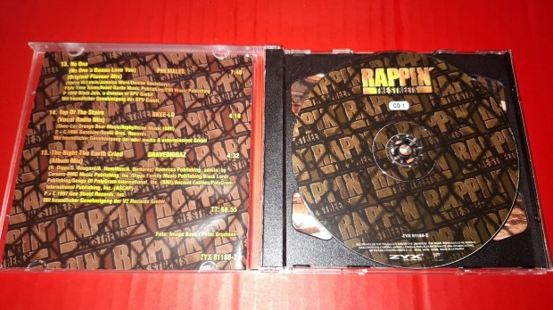 Rappin' The Street's Rap Hip Hop válogatás dupla Cd 1999
