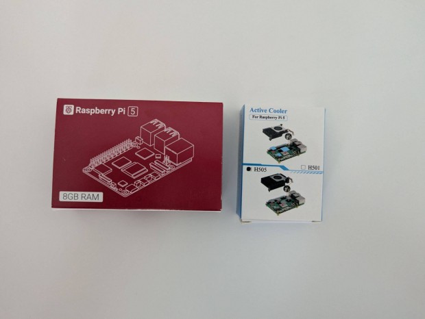 Raspberry Pi5 8GB RAM bontatlan +ajndk ht ventiltor