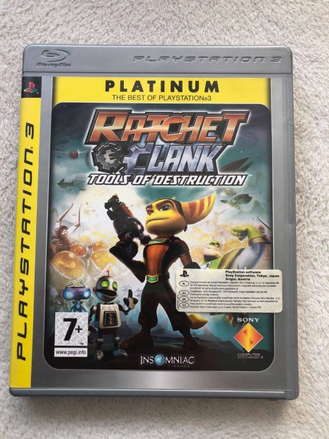 Ratchet and Clank Tools of Destruction Ps3 Playstation 3 jtk