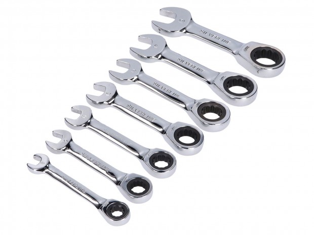 Ratchet kulcskszlet metrikus 8-19mm rvid