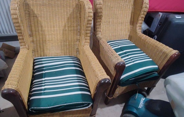 Rattan fotelek 2db