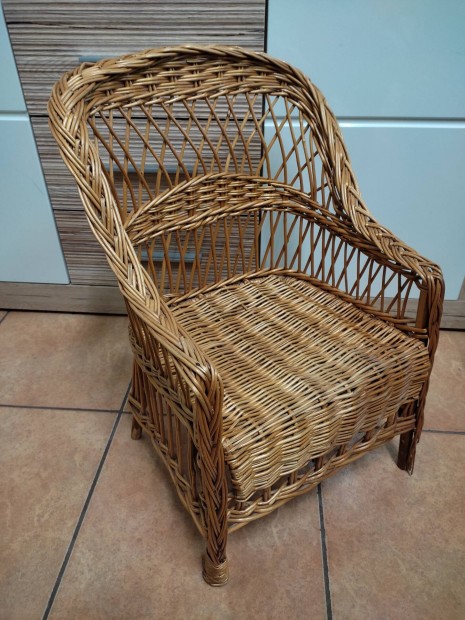 Rattan gyermek fotel