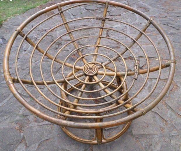 Rattan kagyl fotel Papasan