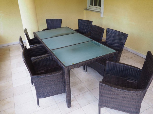 Rattan kerti asztal s szkek / Rattan garden table and chairs