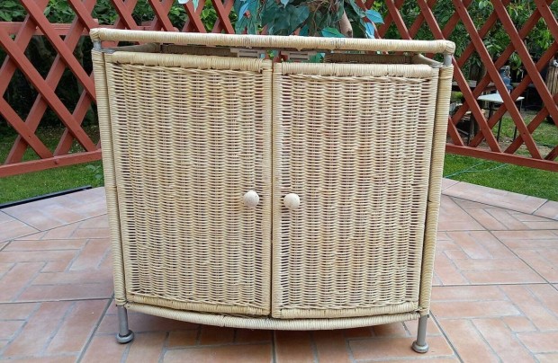 Rattan szekrny 58 X 59 X 36 cm