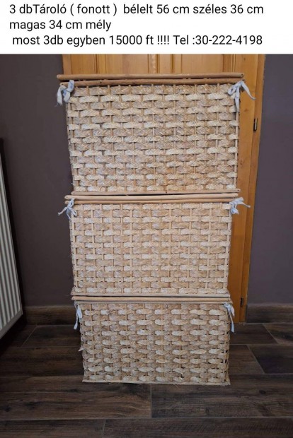 Rattan trol kosr szp blelt 3db 15000 ft