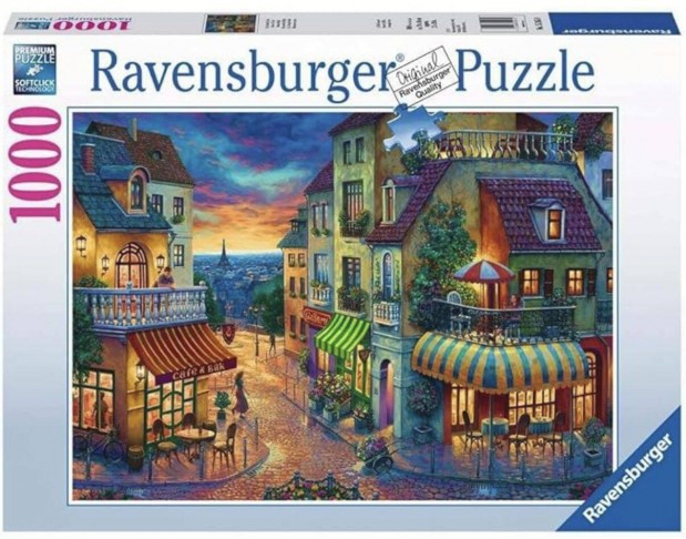 Ravensburger 1000 db-os puzzle - Egy este Prizsban