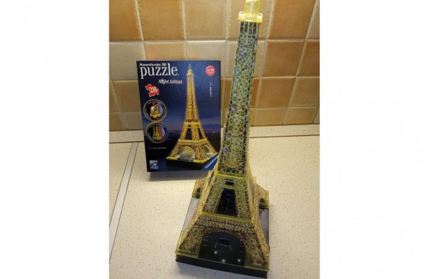 Ravensburger 12579 - Night Edition Eiffel-torony 216 db-os 3D puzzle