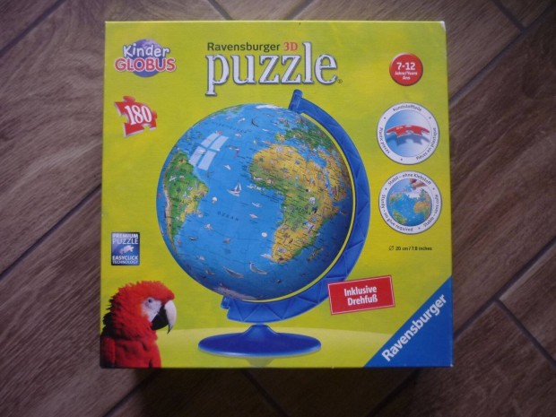 Ravensburger 180 db-os 3D gmb puzzle - Fldgmb gyerekeknek