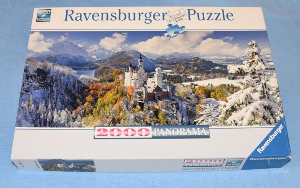 Ravensburger 2000 darabos puzzle - Neuschwanstein kastly elad