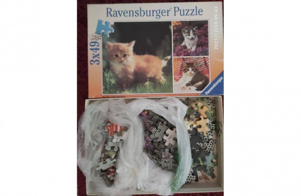 Ravensburger Cics puzzle 3x49Db-os