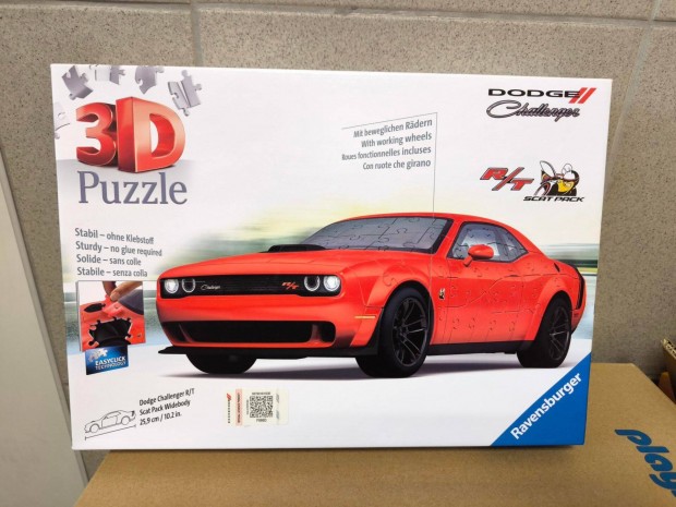 Ravensburger Dodge Challenger SRT Stack pak 3D puzzle j, bontatlan